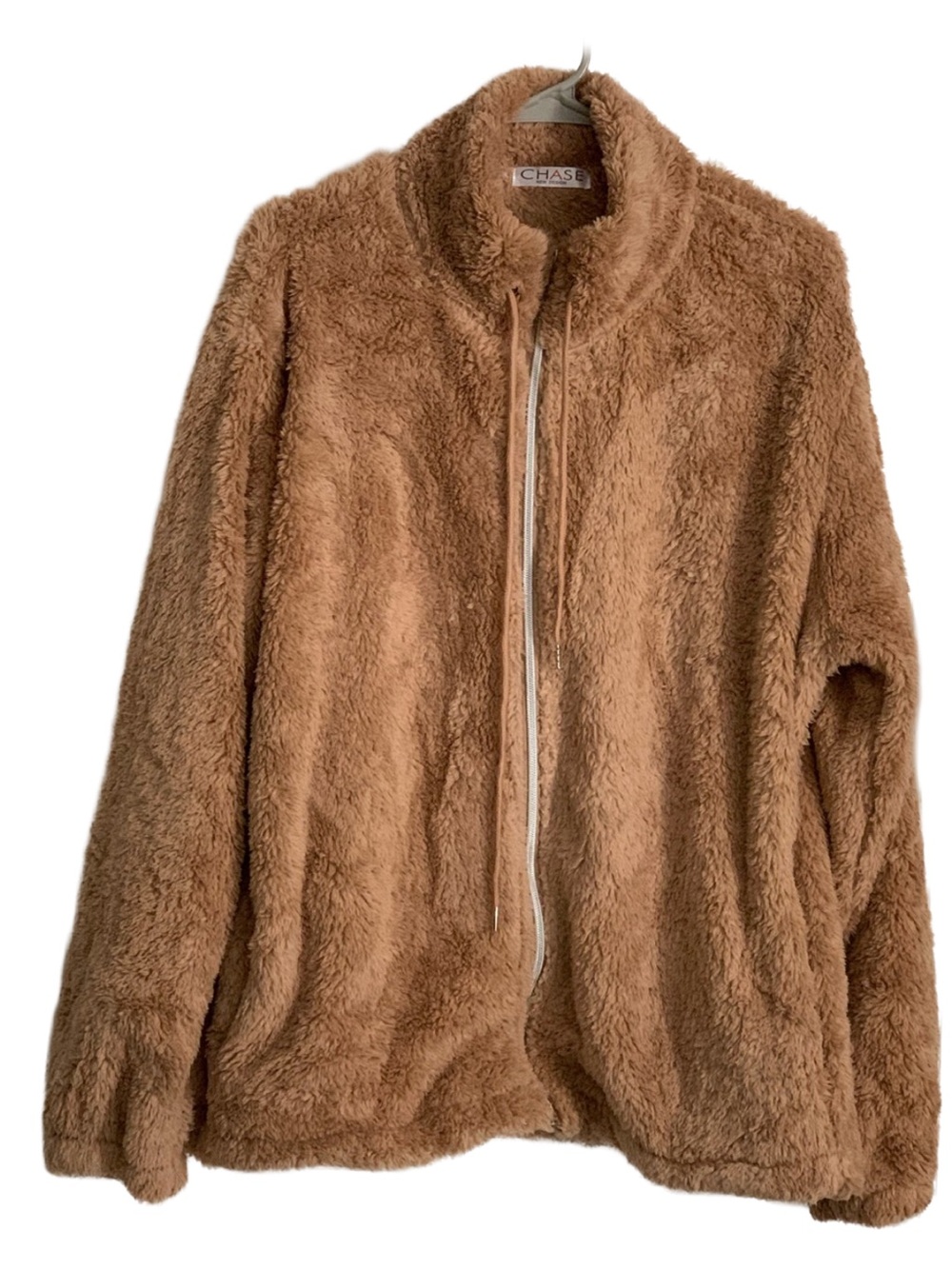 CHASE Women’s Long Sleeve Full Zipper Front Closure Teddy Bear Jacket